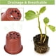 thumbnail image 4 of Macetas de plástico reutilizables con agujeros de drenaje para plantas de semillero y suculentas, material PP para resistencia al calor y aireación de las raíces, 4 of 7