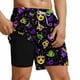 thumbnail image 1 of Ceisia Men's Relaxed Fit Mardi Gras Mask & Streamer Swim Trunks | Double-Layer Quick-Dry Beach Shorts | Elastic Waist Party Shorts Gift, 1 of 5