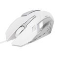 thumbnail image 4 of Computer Mouse Wired, Sturdy Durable Automatic Breathing Light 4 Game Buttons Game  Sensors Drive Free Wired Mouse  for Home for Office White, 4 of 8