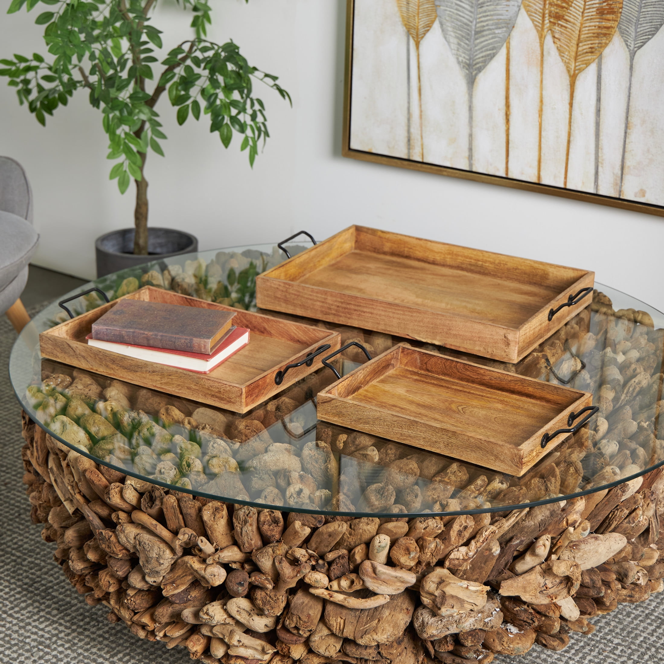 【おすすめ】Marche Box / Natural Wooden Tray 71KZMbbEQyL._AC_UF894,