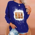 thumbnail image 2 of Sudaderas de Acción de Gracias Para Mujer Suéter de Cuello Redondo Blusa Suelta Tops Sin Capucha Odeerbi ODB204084, 2 of 7