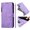 Purple, variant on Case for Oneplus ACE 2V Zipper Wallet Flip Cover with Card Holder, Photo Frame, Kickstand & Lanyard, PU Leather Green