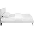 thumbnail image 5 of Modway Phoebe Vinyl Upholstered Full Platform Bed in White, 5 of 7