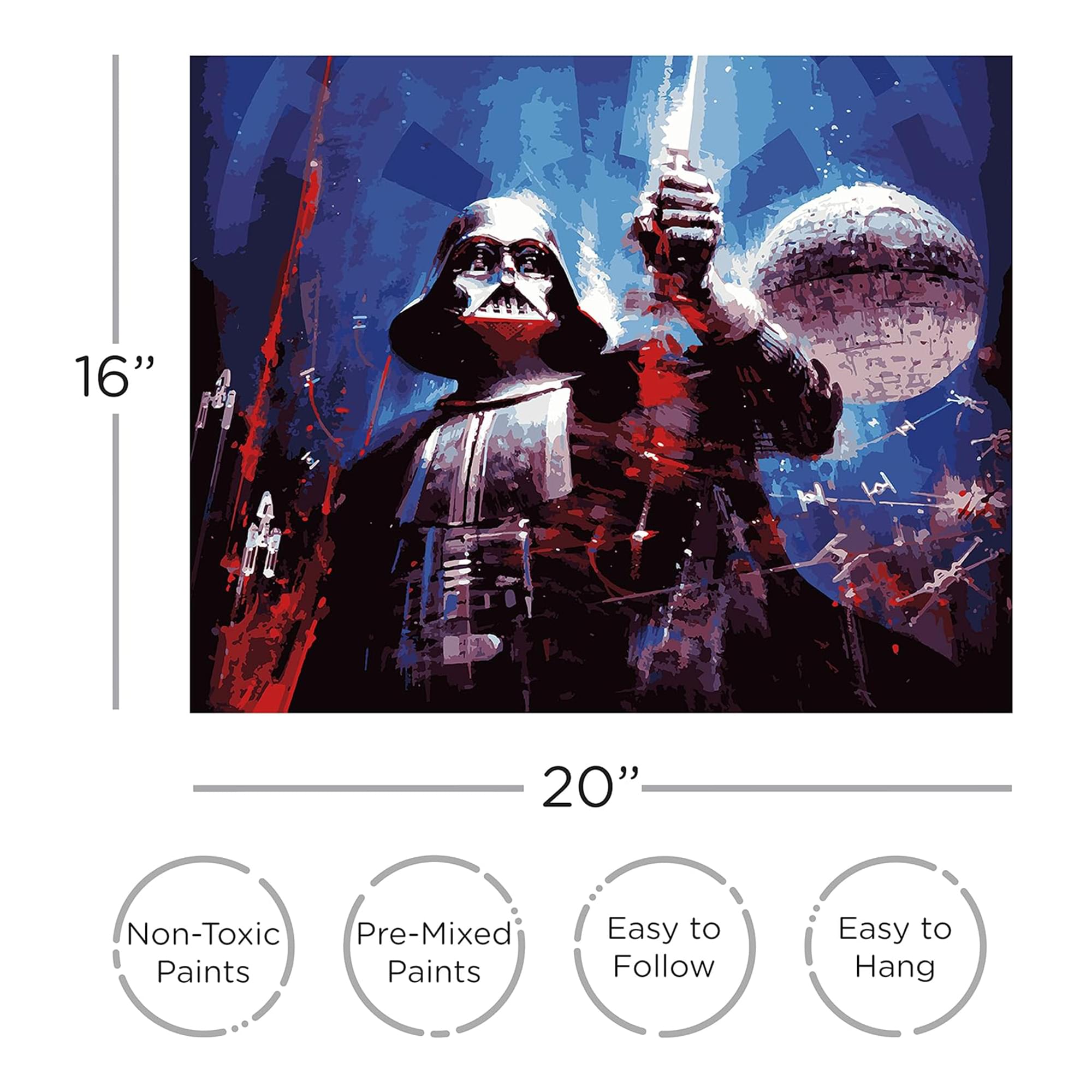 Star Wars 893771 No.1000 Variant Paint by Numbers Kit