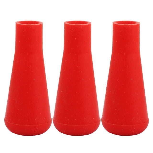 Visland 3 Pcs Rubber Arrow Tip Tear-resistant Soft Arrowheads Durable Practice Arrows Tips Sports Accessories