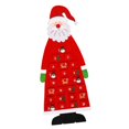thumbnail image 4 of Calendario de Adviento de Papá Noel Macarena 24 días tela de fieltro decoración dormitorio rojo, 4 of 8