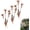 3PCS, variant on 1/2/3PCS Flamed Copper Three Calla Lilies Garden Stake with Bells, 2026 New Metal Flower Garden Decor Outdoor Yard Art, Rain Catcher Flowe for Patio Decor, Garden Pathways, Gifts for Garden Lovers