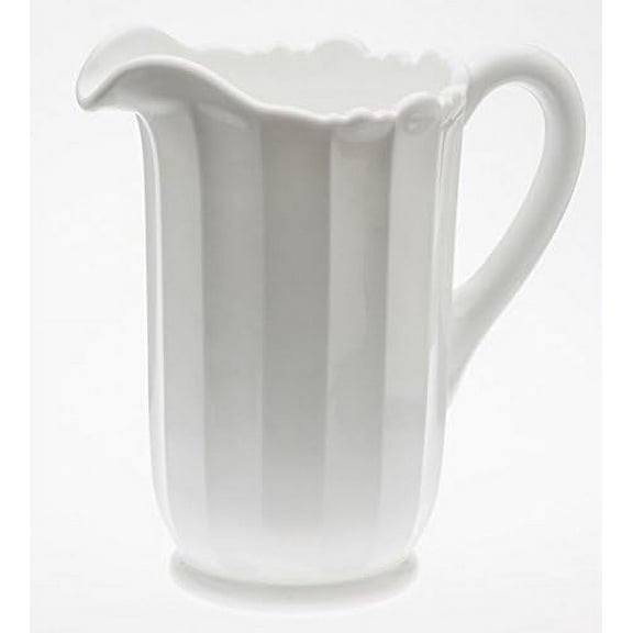 Water Pitcher - Full Size - Panel Pattern - American Made - Mosser Glass USA (Milk)