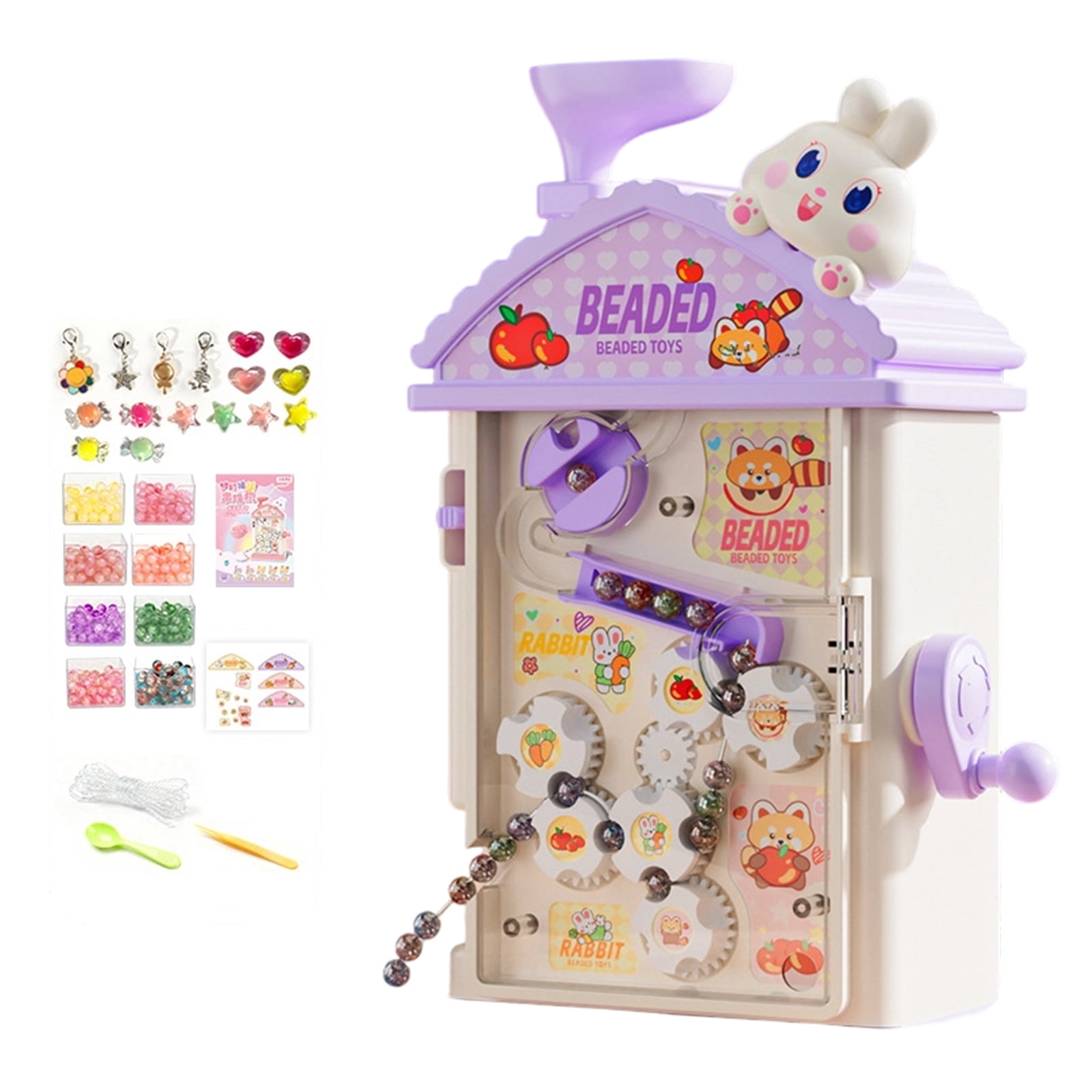 Creation Set Automatic Bead Stringing Machine 400 Beads For Kids Craft Activity Educational