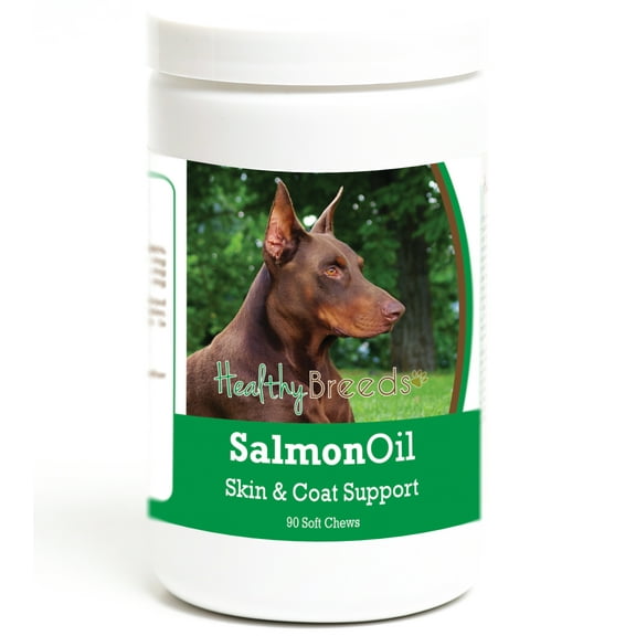 Healthy Breeds Doberman Pinscher Salmon Oil Soft Chews 90 Count