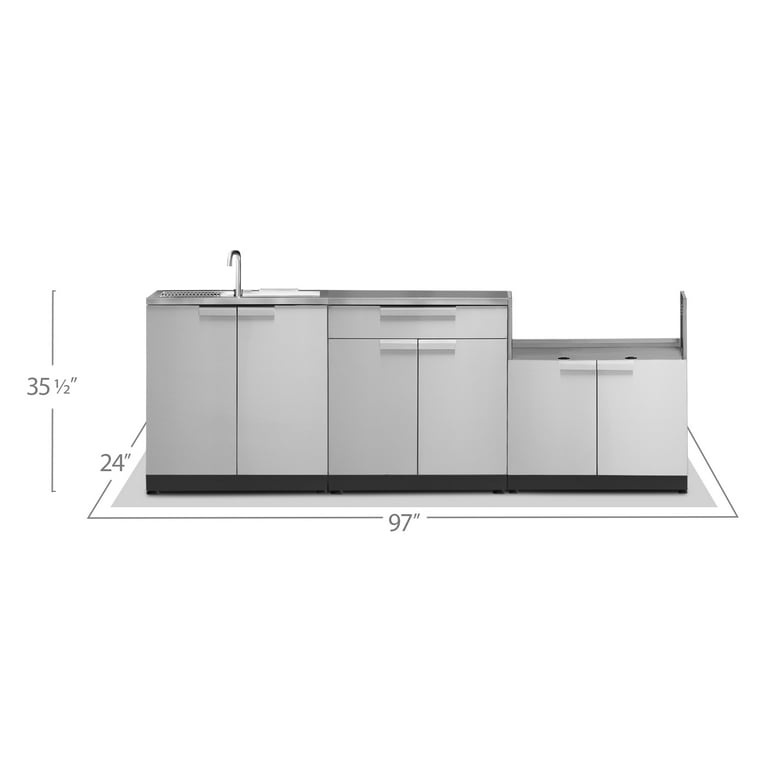 Outdoor stainless steel countertops discount