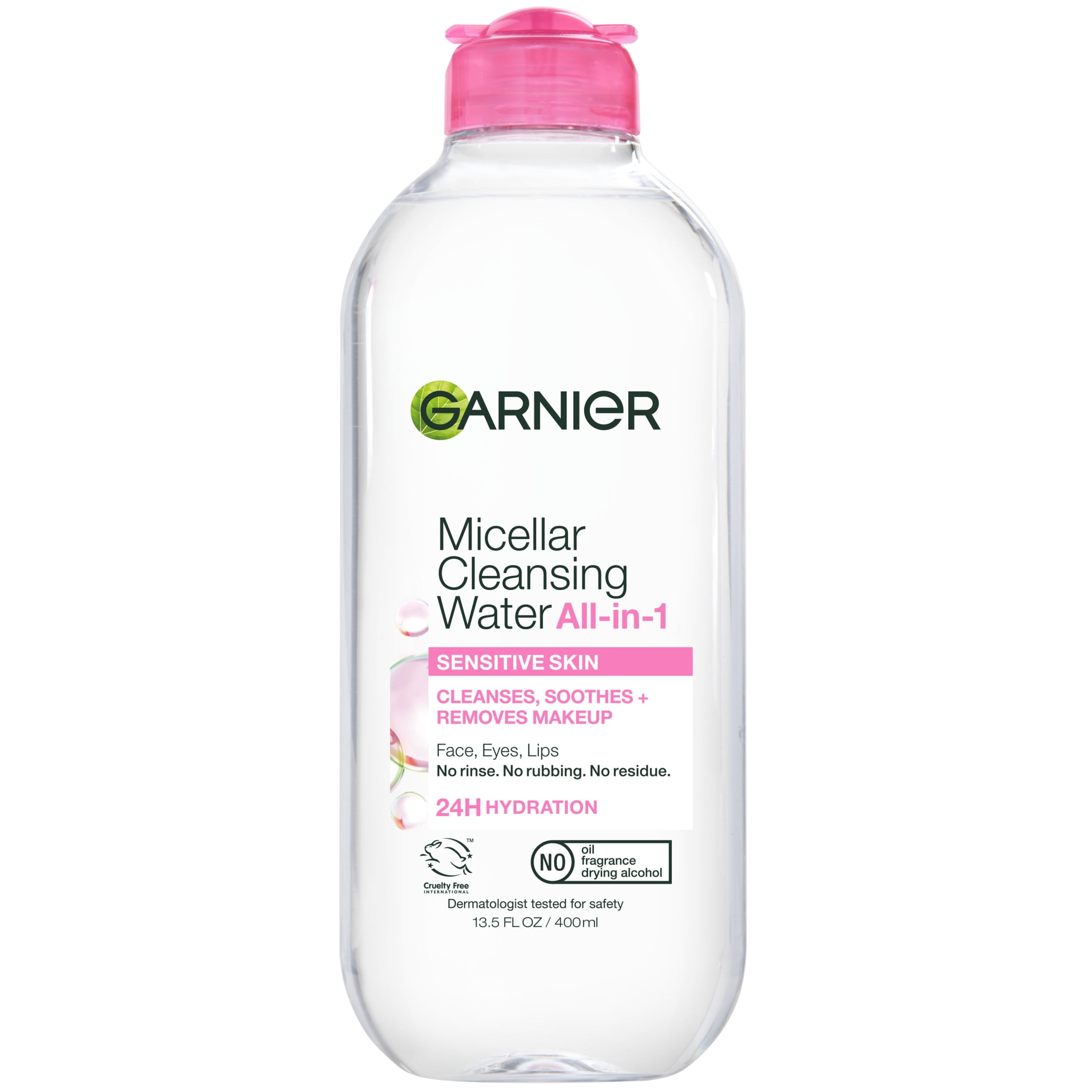 (2 pack) Garnier SkinActive Micellar Cleansing Water All in 1 Makeup Remover, Face Cleanser, 13.5 fl oz