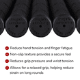 thumbnail image 5 of Majek Golf Club Grip and Kit- Super Jumbo Arthritic Extra Large Tour 360 Degree Black - NO LOGO - Round .600 XL For Tall Golfers with Big Hands - Premium Rubber Golf Grip - 50 Grips, Tapes, Clamp, 5 of 7