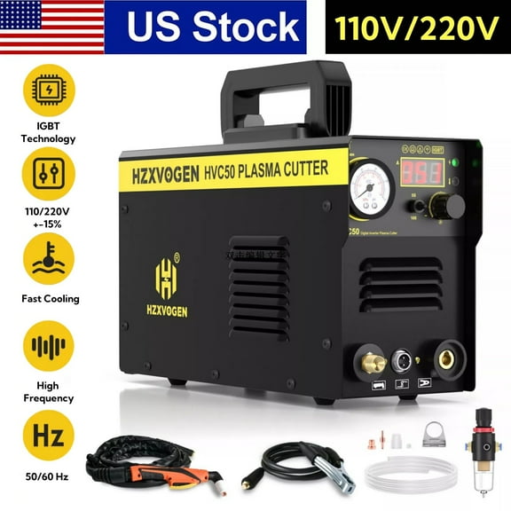 Air Plasma Cutter 110V 220V 40Amp IGBT Contact Touch Arc Cutting Machine US