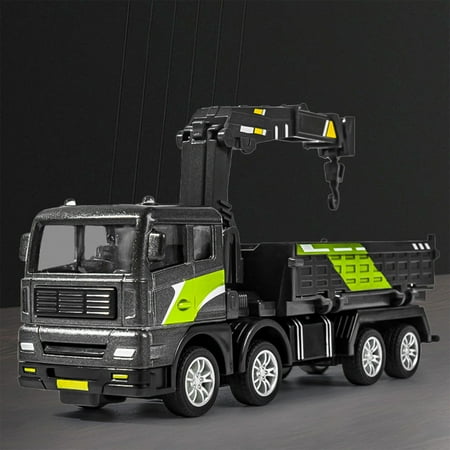 ABPWLY Toys Diecast Metal Cement Mixer Truck Toy Construction Vehicle with Movable Parts for Kids Pretend Play and Collection Ages 3+ Games
