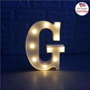 AMZER Alphabet A to Z Marquee Letter Shape Decorative LED Light for Wedding Birthday Party Christmas