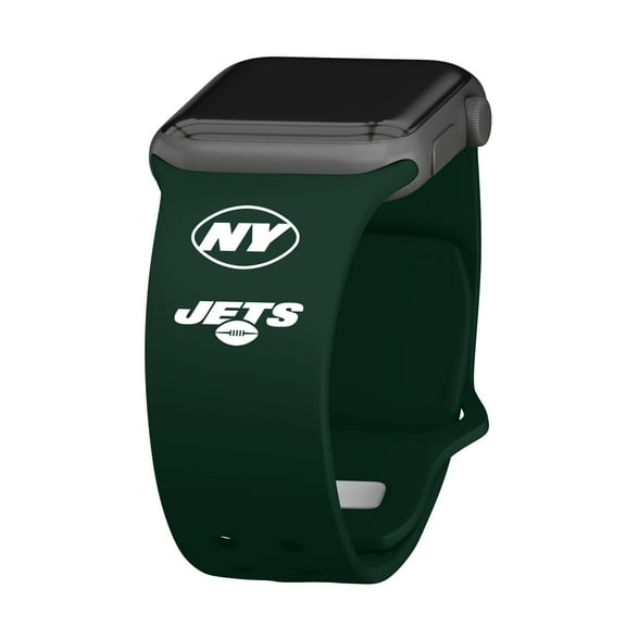 Green New York Jets Silicone Apple Watch Band