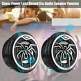 thumbnail image 3 of Yazoeia Audio Tweeter, 2Pcs Creative Auto Car Spider Pattern Super Power Loud Audio Speaker Tweeter Loudspeaker CJC912-140012, 3 of 7