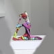 thumbnail image 3 of Estatua de meditación de yoga de resina, escultura de pose de yoga para mujeres, figuritas de grafiti, decoración del hogar, sala de estar, dormitorio, estudio de yoga, El 175x4x16cm, 3 of 8
