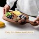 thumbnail image 2 of Small Walnut Wooden Cutting Board for Bread Vegetables & Fruits Dinner Cheese Board 15.2x7.3 Inches, 2 of 5