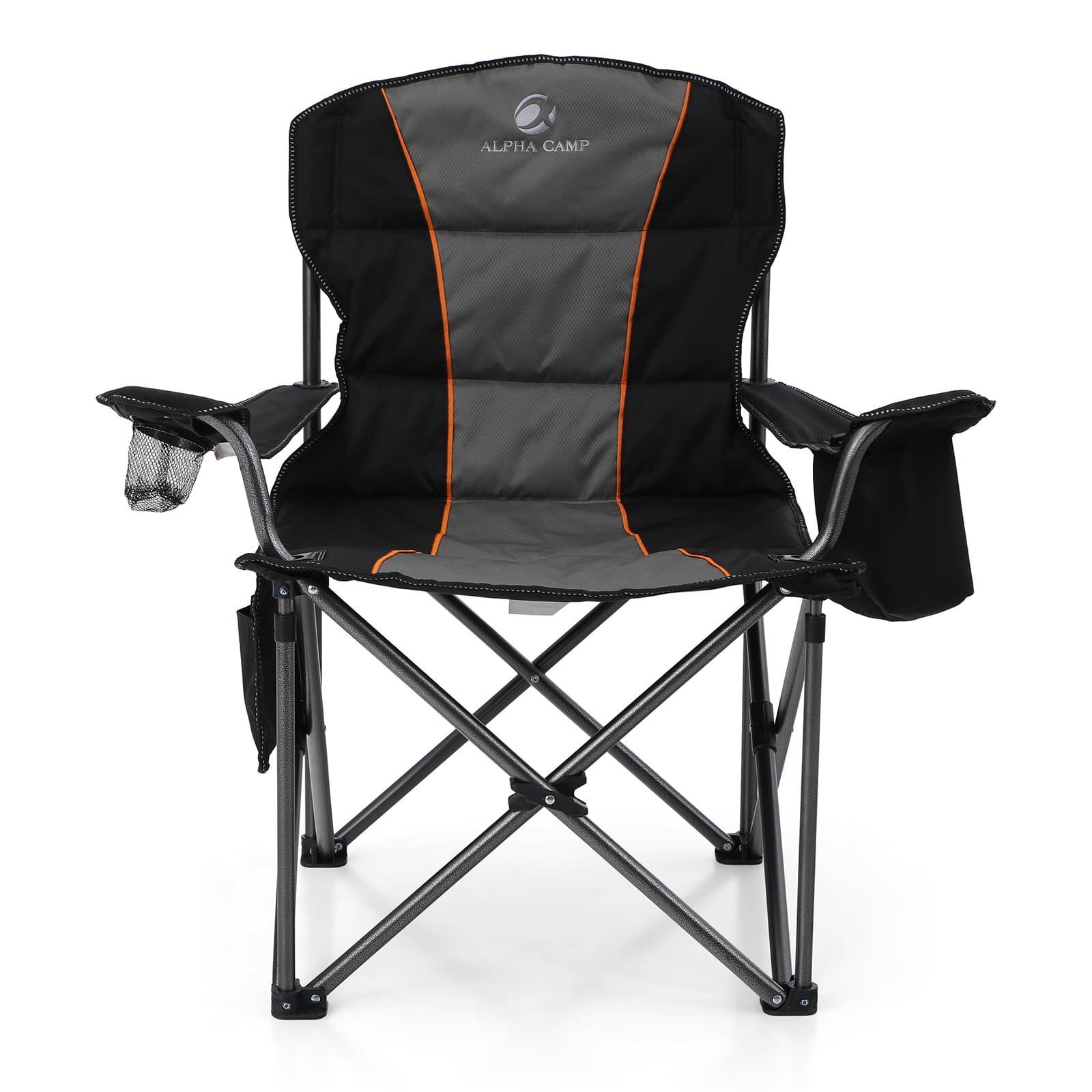 MF Studio Oversized Camping Folding Chair Heavy Duty Support 450 LBS