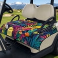 thumbnail image 3 of Pzuqiu 2-Person Seater Protector for Golf Cart Universal Fit Comfortable, Compatible with Outdoor Club Carts Quilted Golf Cart Seat Covers, 3 of 9