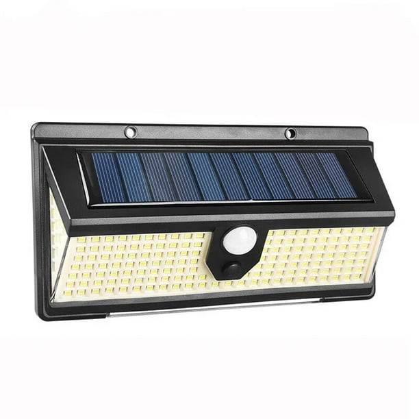 Lámpara Solar LED para exteriores, panel de luz con Sensor de movimiento, luces de pared para decoración de jardín, iluminación de Patio impermeable IP65, 190