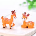 thumbnail image 3 of Micro paisajes pequeños adornos lindos dibujos animados pequeños animales ciervo sika accesorios de plantas de jardinería artesanías de regalo de resina, 3 of 6