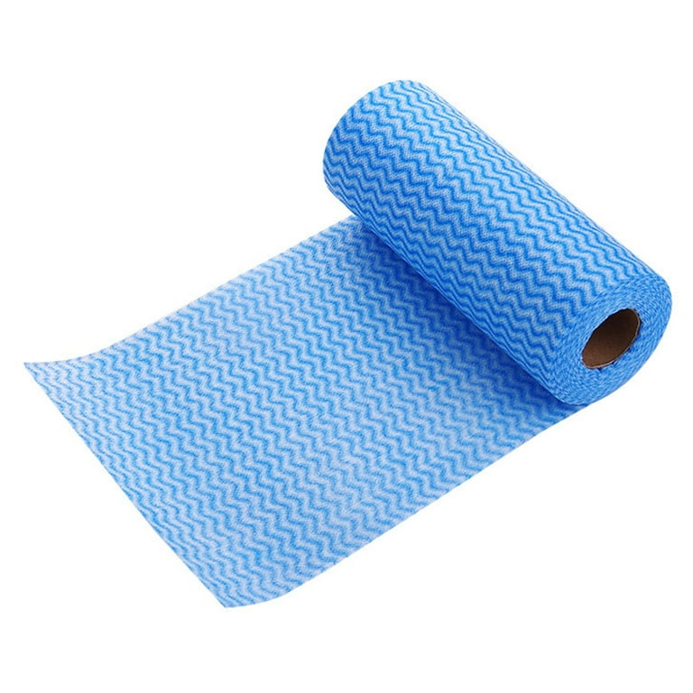 Kitchen Disposable Nonwoven Washing Cloth Dish Towel Dishwashing Cloths, Size: 20, Blue