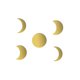 thumbnail image 2 of Juego De Espejos De Fase Lunar, 5 Uds., Acrílico Dorado, Espejo Decorativo Autoadhesivo Elegante, Decoración De Arte De Pared Para Dormitorio, Sala De Estar, Cafetería Kearding HA021699-00, 2 of 6