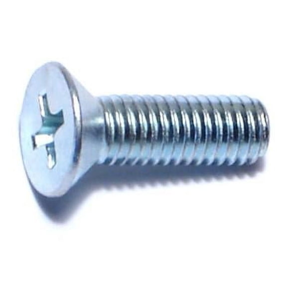 #10-32 x 5/8" Zinc Phillips Flat Head Machine Screws MSCFS-357 (100 pcs.)