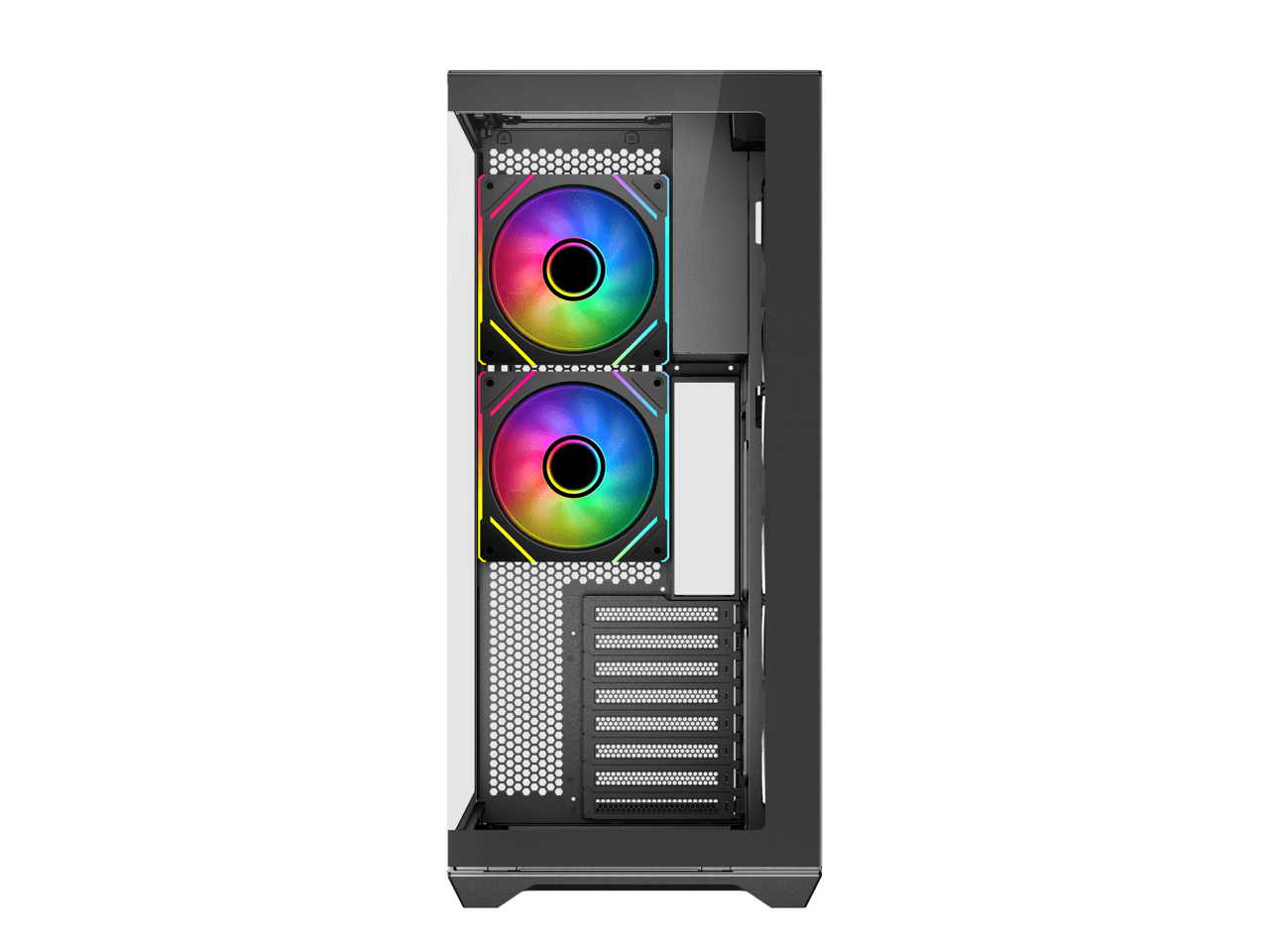 SAMA V Cool Black Steel / Tempered Glass USB3.0/Type C ATX