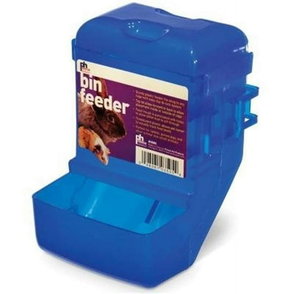 Prevue Hendrix Pet PR03505 Plastic Bin Feeder - Blue, Green & Red