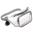 thumbnail image 1 of Cangurera Riñonera impermeable transparente a la moda para viajes deportivos, miniriñoneras (gris) Tmvgtek Para Estrenar, 1 of 4