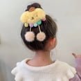 thumbnail image 4 of Botu, recién llegados, bandas para el cabello Sanrio, lindo moño, coleta, diademas elásticas de felpa, Sanrio Kitty Kuromi, regalos para niños, accesorios para el cabello, 4 of 4