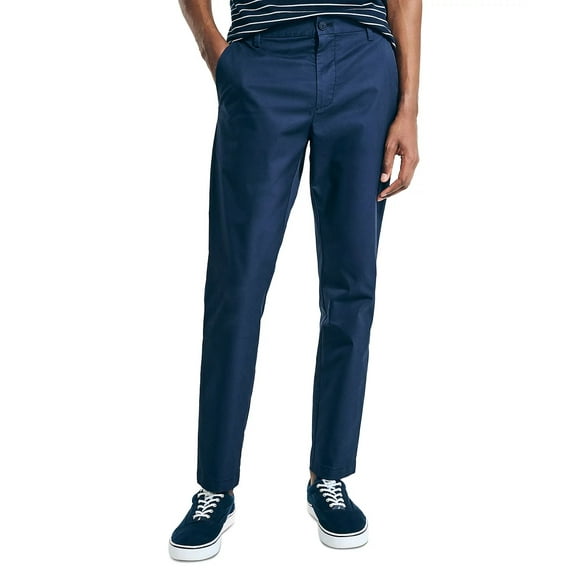 Nautica Men's Slim-Fit Navtech Water-Resistant Pants - Navy Seas-33x30
