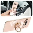 thumbnail image 3 of Case Compatible with Google Pixel 9 Pro, with Ring Holder Plating Kickstand Cover Slim Soft Flexible TPU Protective Shock-Absorbing Phone Cases for Women for Google Pixel 9 Pro - Pink, 3 of 6