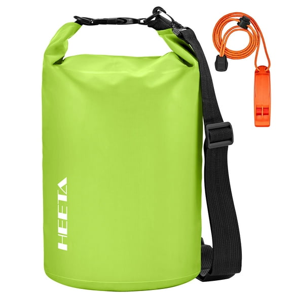 Bolsa impermeable HEETA de 30 litros, ligera, con silbato
