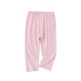 thumbnail image 2 of LIaqionyy Girls Capri Leggings Cotton Knee Length Stretch Summer Lightweight for Kids Dancewear Running Legging, 2 of 4
