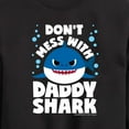 thumbnail image 3 of Baby Shark - Don't Mess With Dadday Shark - Toddler And Youth Crewneck Fleece Sweatshirt, 3 of 6