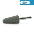 thumbnail image 1 of Bgsha 6mm shank Resin Conical Burr Grinding head For stone Carving Rotary, 1 of 9