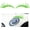 Green, variant on chasenew 2 PCS Car Headlight Eyelash Stickers, Cute Fake Eyelashes Decal for Bumper Auto Body Window, Waterproof Reflective PET Charming Eyelash Sticker Funny Decor for Car SUV Truck (Red)