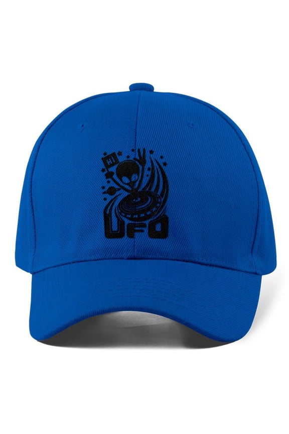 Ufo Hi Sign Detailed Hat Hat -Image by Shutterstock, Small