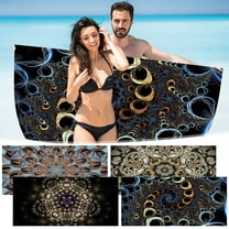 XGFHYJEH Beach Towel, Oversized Beach Towel, Beach Towel Clearance, Towel Beach, Lightweight Beach Towel, Portable Foldable Hypoallergenic Cooling Technology Breathable Towel for Beach