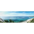 thumbnail image 3 of Lewis, Sheldon 24x11 Black Modern Framed Museum Art Print Titled - Coastal Brush Strokes 2, 3 of 5