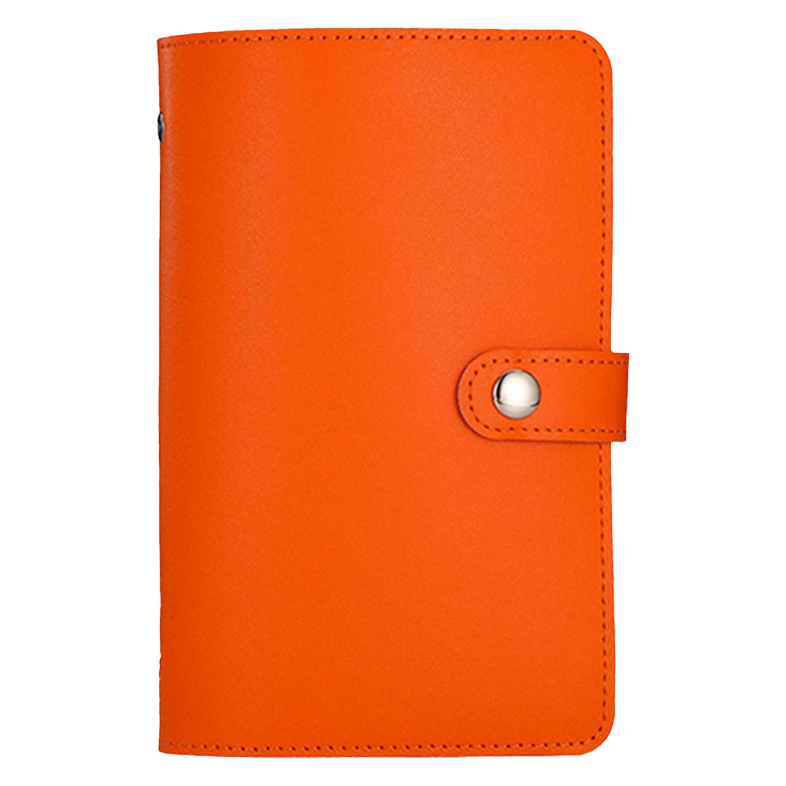 Gnwei 100 Envelope Savings Challenge Book, Cash Budget Planner A5 Binder, Savings Challenges Book Organizer Folder, Easy and Fun Way to Save $5,050 (Orange)