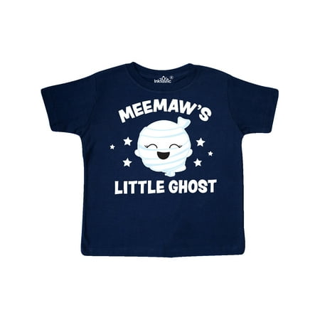 

Inktastic Cute Meemaw s Little Ghost with Stars Gift Toddler Toddler Girl T-Shirt