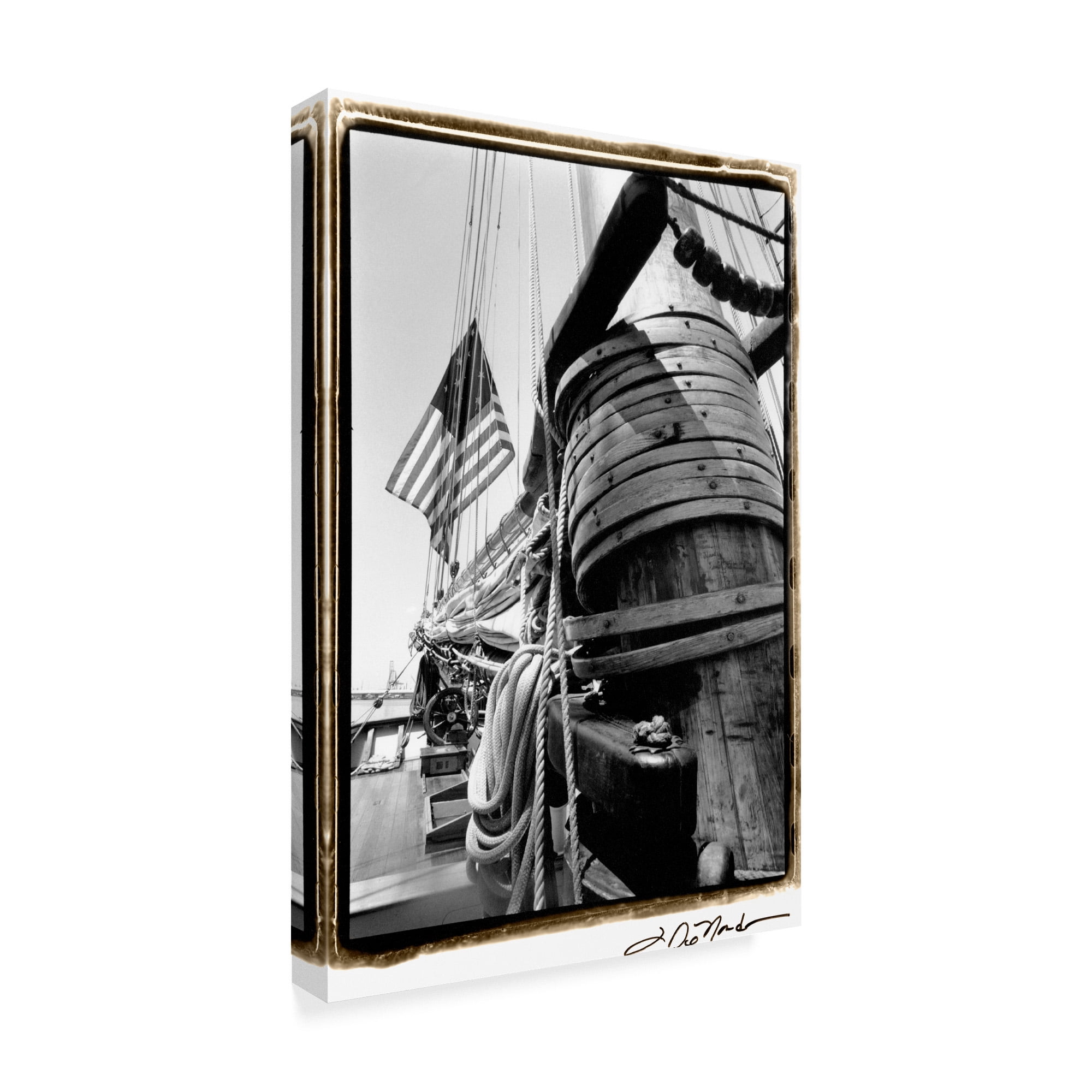 Trademark Fine Art 'Set Sail V' Canvas Art by Laura DeNardo