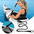 thumbnail image 2 of Retractable Kayak Paddle Leash, Adjustable Anti-Lost Paddle Tether with Carabiner, Paddle Keeper Lanyard for Kayaking, Canoeing, Paddle Boarding, Boating Accessories (Size/Colour as Pictured), 2 of 4