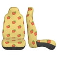 thumbnail image 3 of Xecao Hand Drawn Strawberry Print Car Seat Cover in That Fits Most Cars, Vans, SUVs, and Trucks., 3 of 7